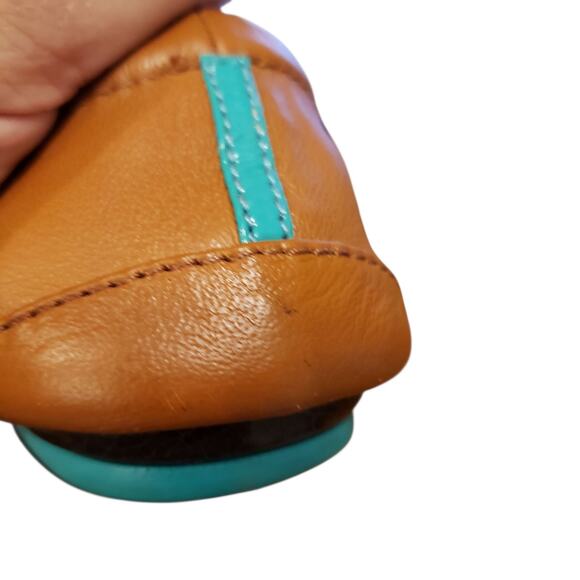 Tieks by Gavrieli Chestnut Brown Leather Slip On Ballet Flats Size 7 Classic - Picture 8 of 14